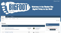 Desktop Screenshot of bigfootforums.com
